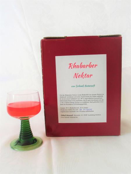Rhabarbernektar 3 Liter Box